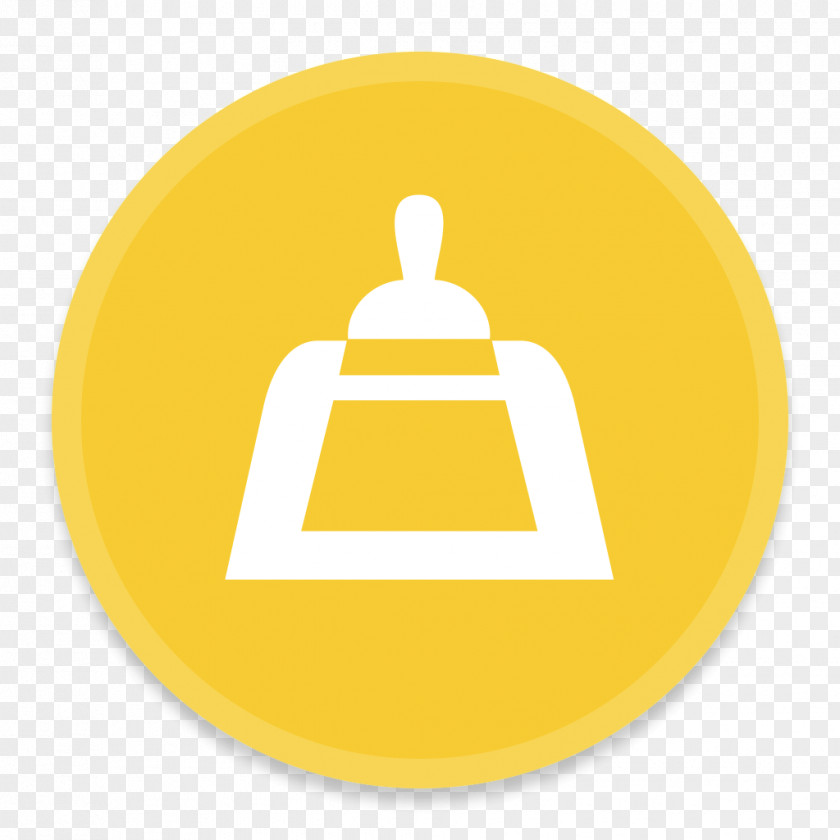 OmniDiskSweeper Brand Yellow Logo PNG