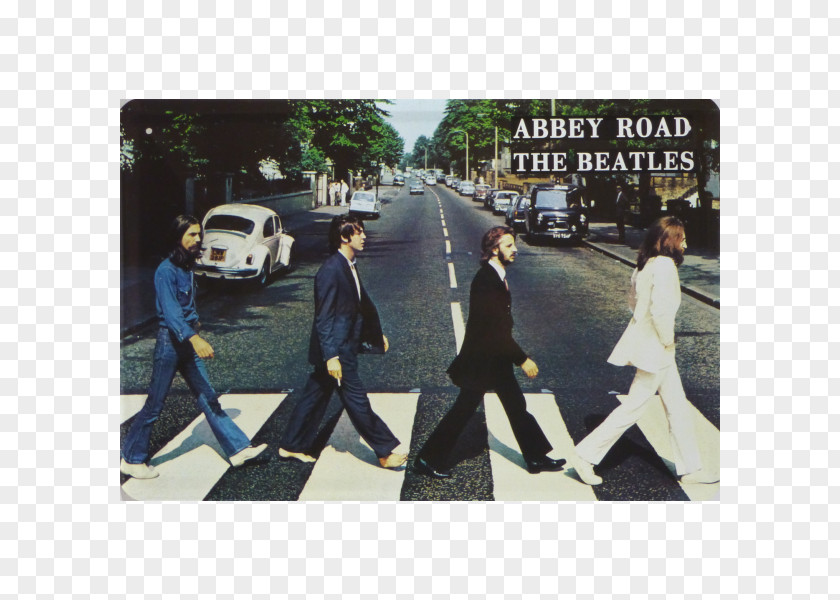 Trabant Abbey Road Album Cover With The Beatles PNG