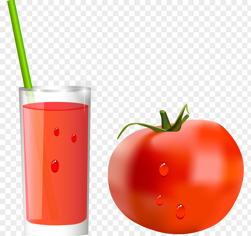 Vector Tomato Juice Cocktail Orange Drink PNG