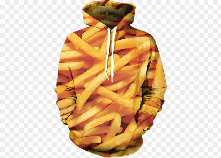 Fries French Hoodie Fried Chicken Fast Food Junk PNG