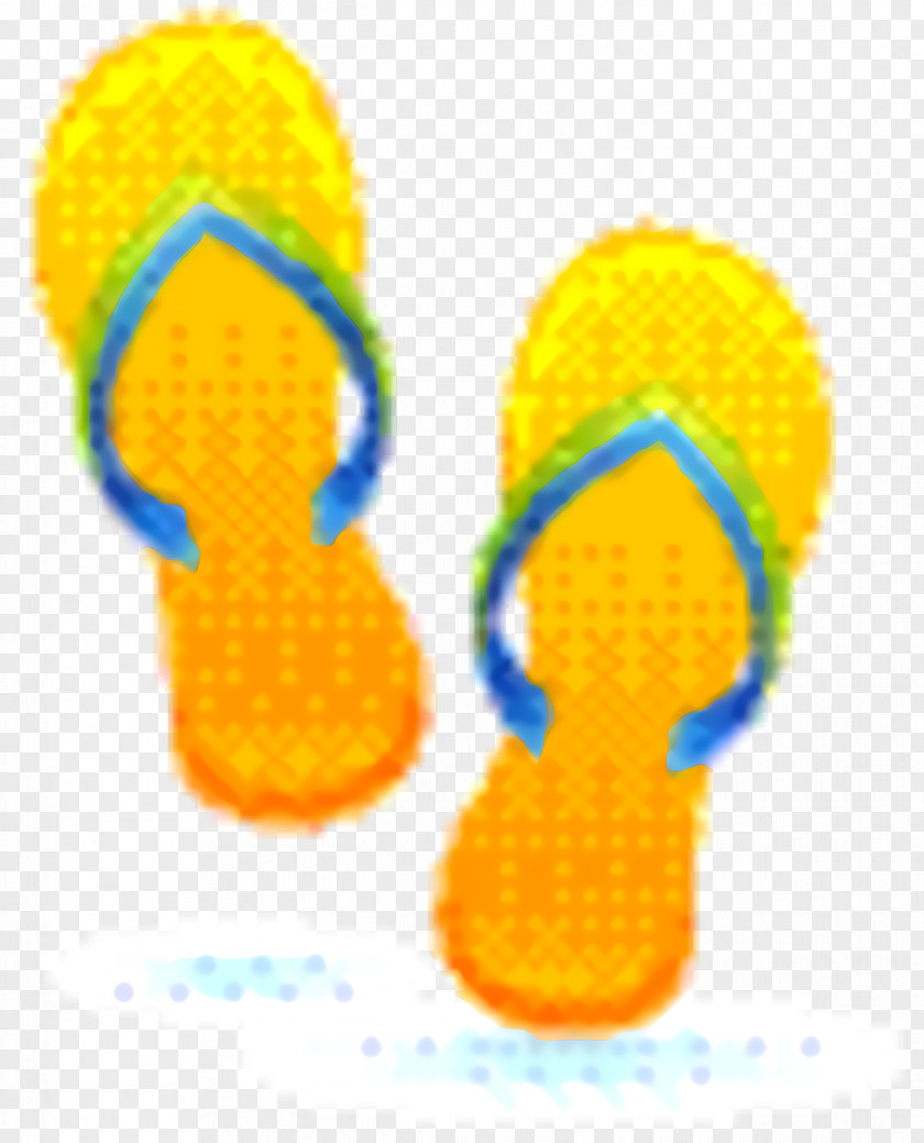 Meter Material Shoe Yellow PNG