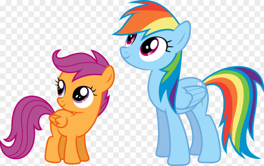 My Little Pony Rainbow Dash Scootaloo Pinkie Pie Applejack PNG