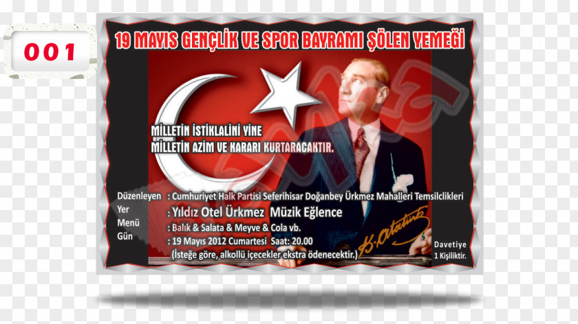 Tual Paper Poster Centimeter Turkey Kemalism PNG