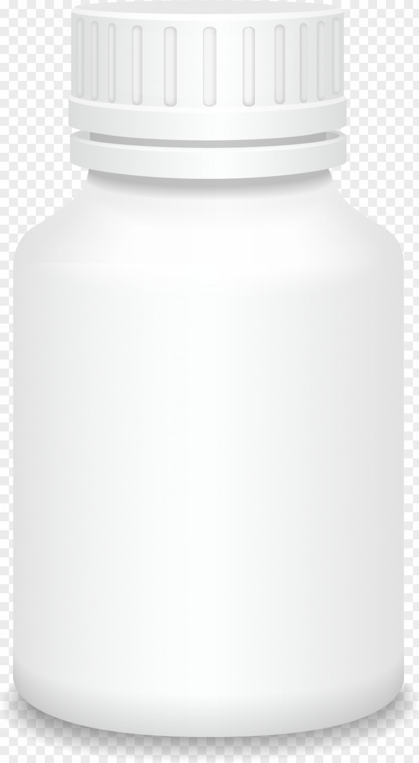 White Vector Medicine Bottle Plastic PNG