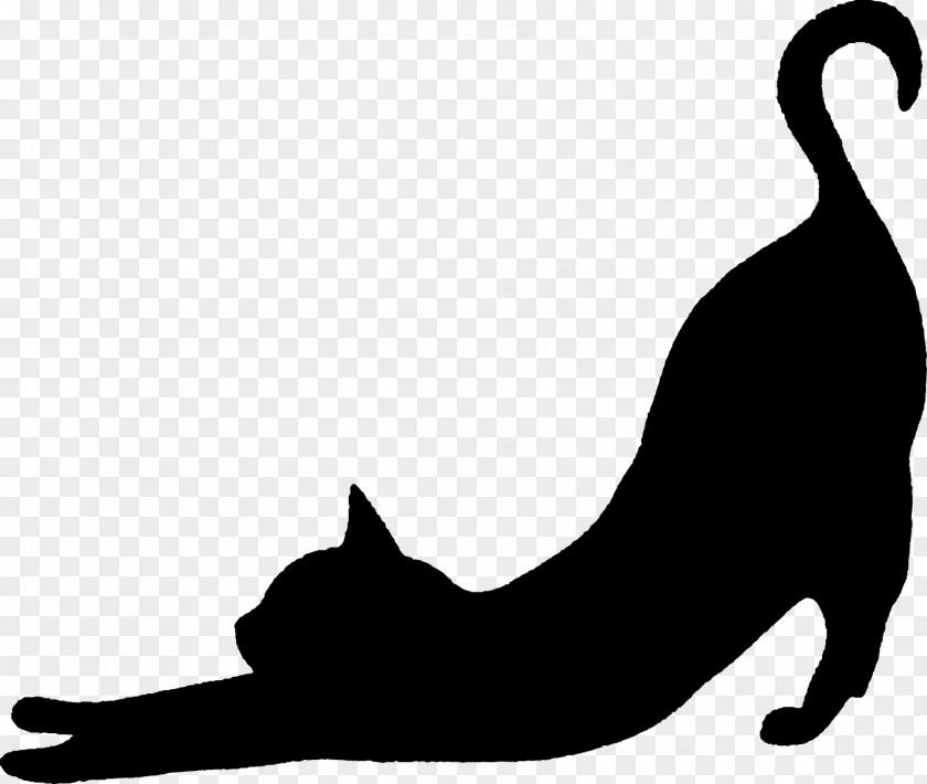 Cat Black Silhouette Kitten Clip Art PNG