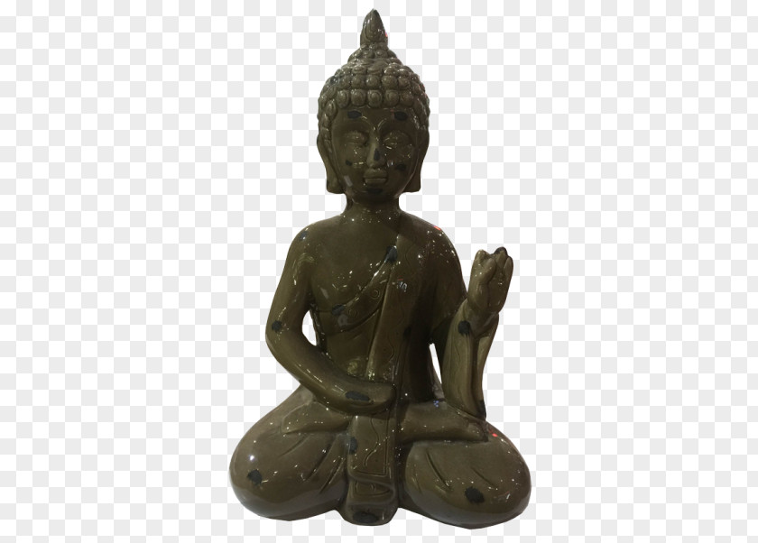 Chinese Buddha Bronze Sculpture Statue Classical PNG