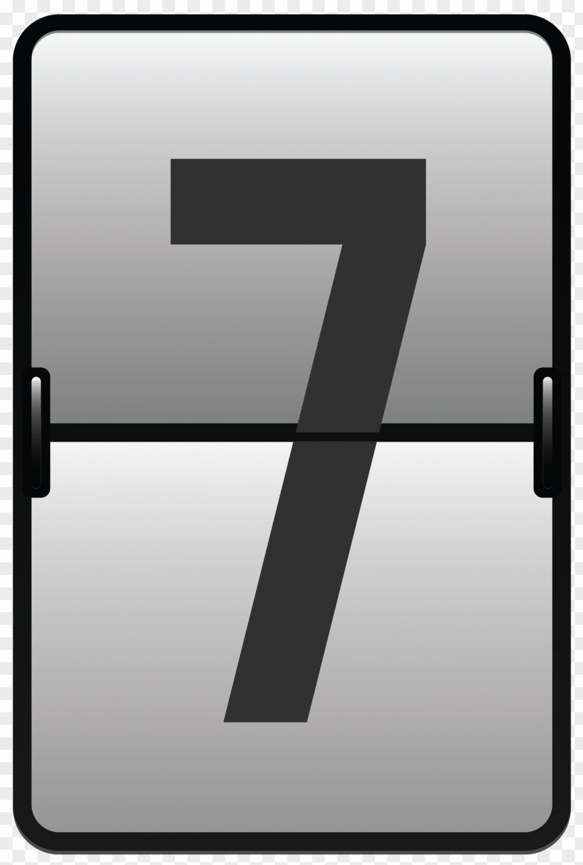Counter Number Seven Clipart Image Icon Clip Art PNG