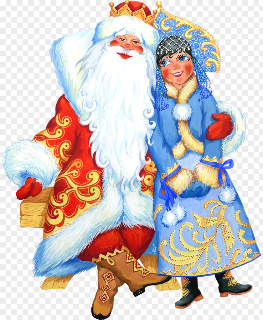 Santa Ded Moroz Snegurochka Claus Ziuzia Grandfather PNG