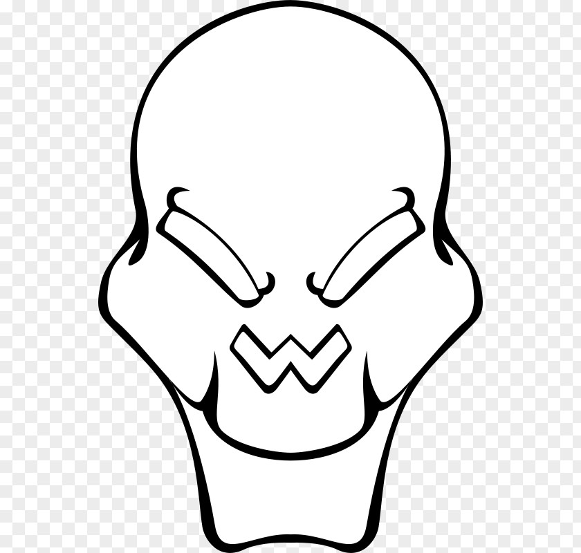 Skull Nose Mouth Clip Art PNG