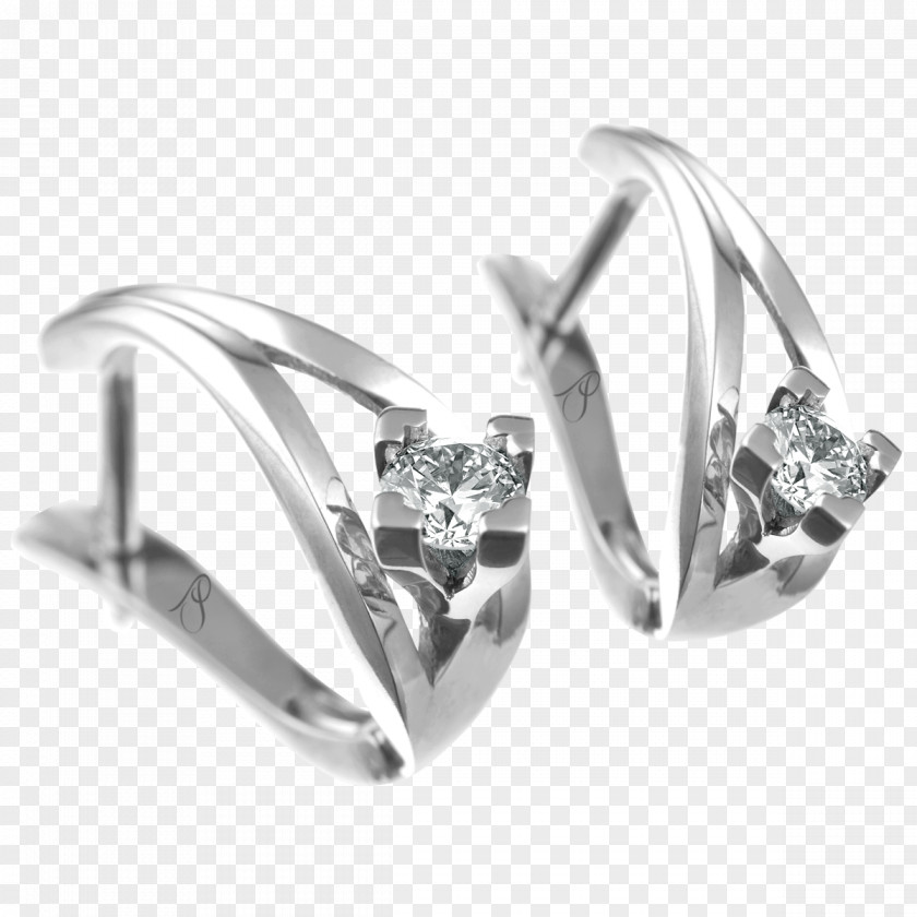 Solitaire Ring Earring Wedding Gold White PNG