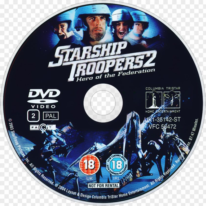 Starship Troopers Compact Disc 0 DVD Brand PNG