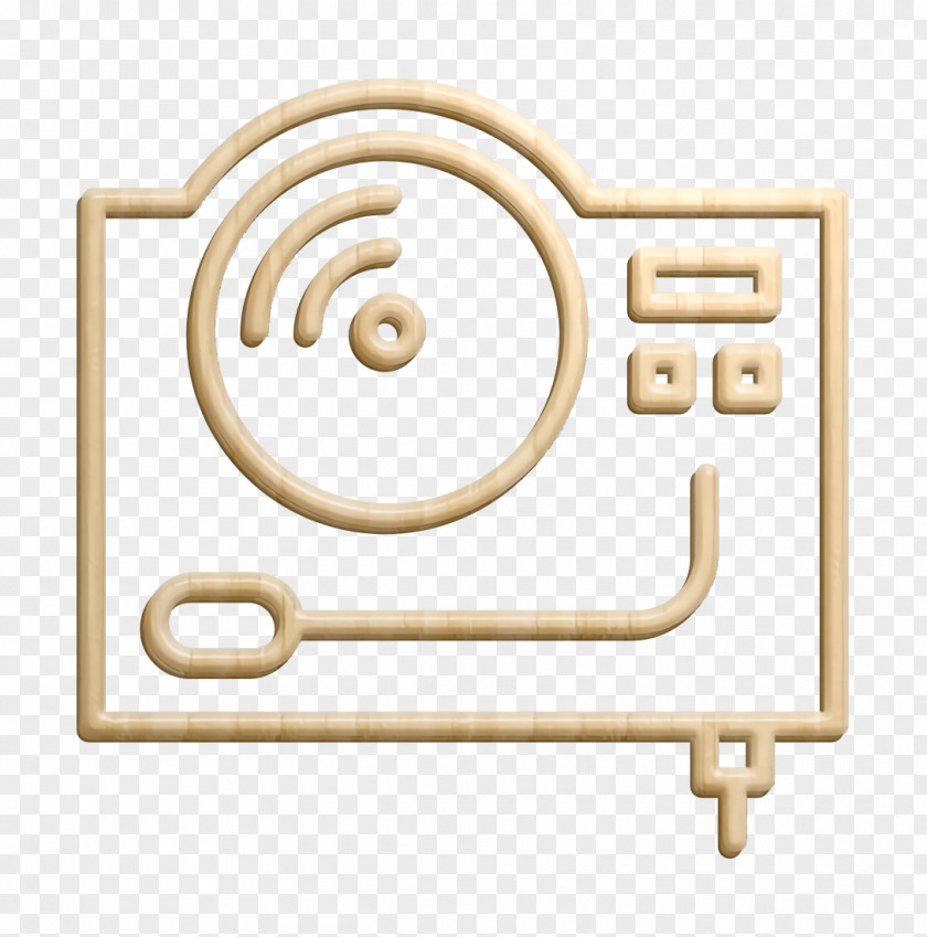 Turntable Icon Party Vinyl Player PNG