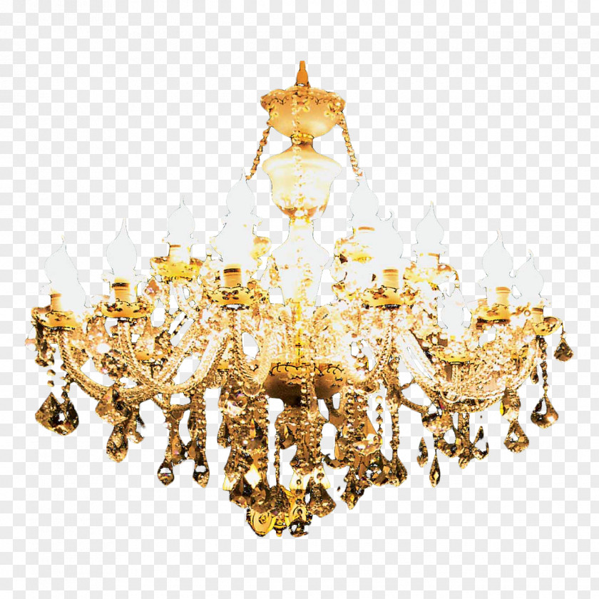 European-style Chandelier Lamp Light PNG