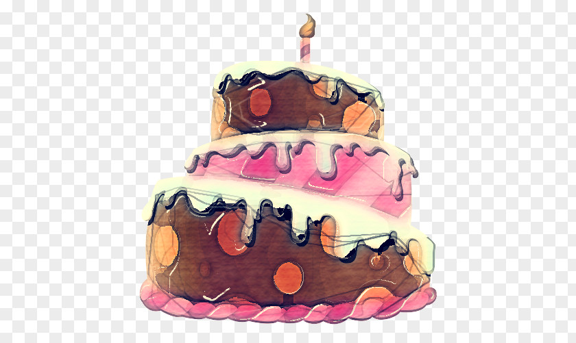 Fondant Cake Decorating Birthday PNG