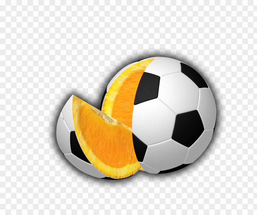 Football Orange Wallpaper PNG