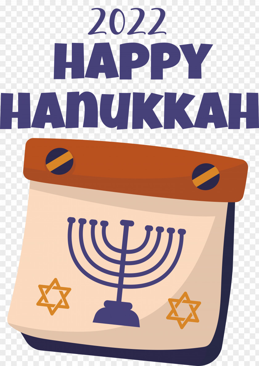 Happy Hanukkah Lighting Dreidel Sufganiyot PNG