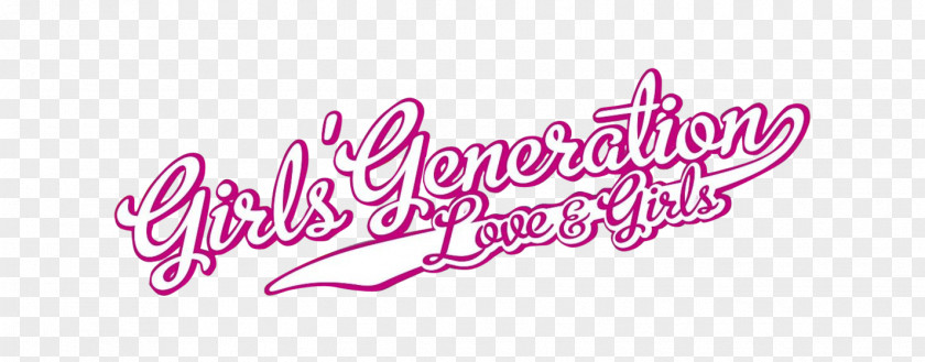 Lovely Text Girls' Generation Logo Love & Girls K-pop PNG