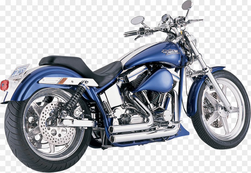 Motorcycle Exhaust System Cruiser Harley-Davidson Super Glide PNG