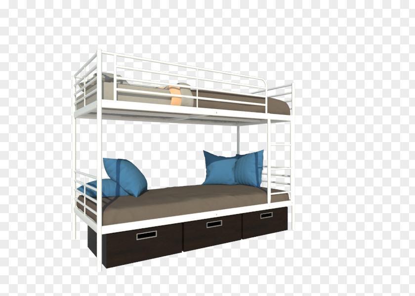 Bed Frame Bunk PNG