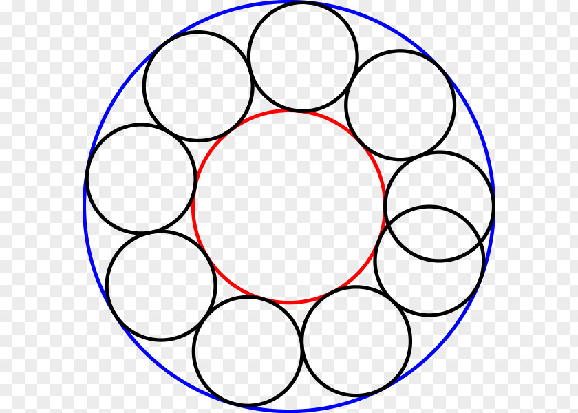 Circle Steiner Chain Mandala Supercuts Nailcraft PNG