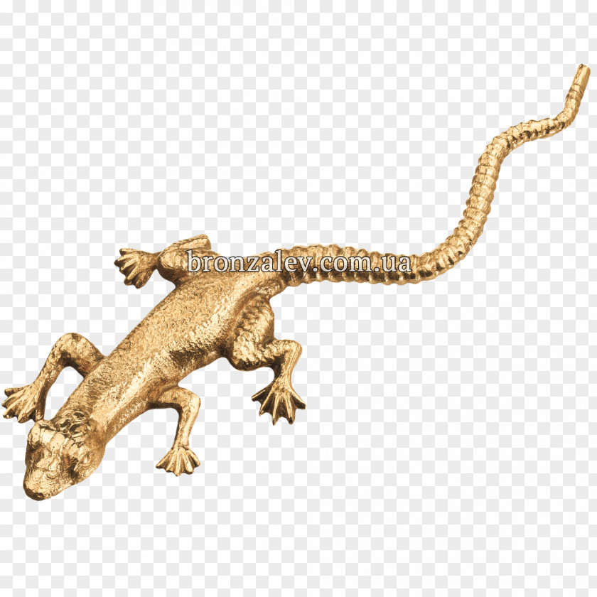 Erica Velociraptor Figurine Reptile Bronze Lizard PNG