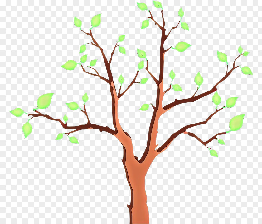 Flower Plant Stem Tree Branch Silhouette PNG