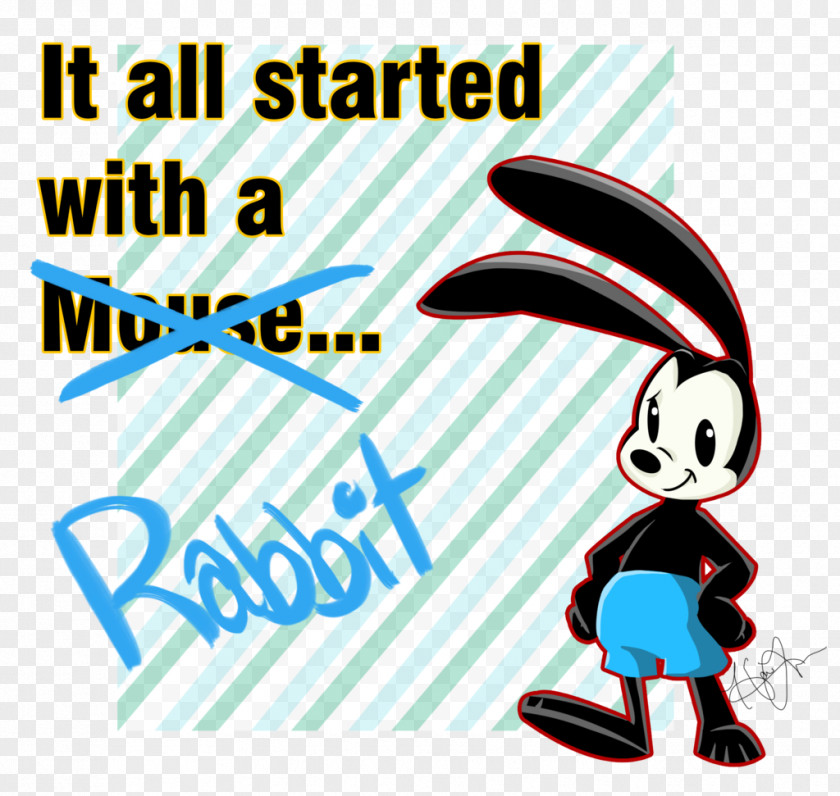 Oswald The Lucky Rabbit Epic Mickey Character Video Game Clip Art PNG