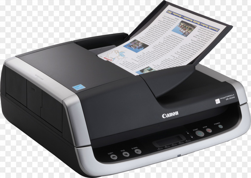 Scanner Image Canon Automatic Document Feeder Duplex Scanning PNG