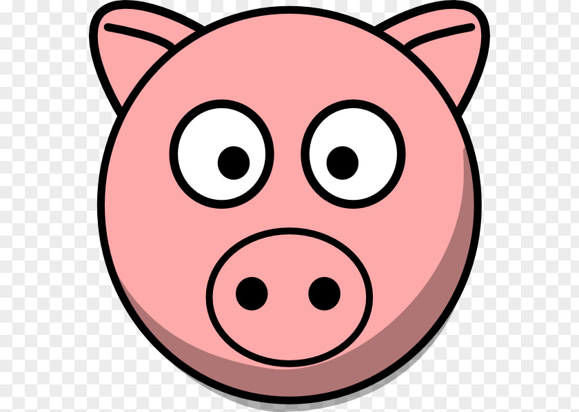 Comic Head Cliparts Pig Free Content Clip Art PNG