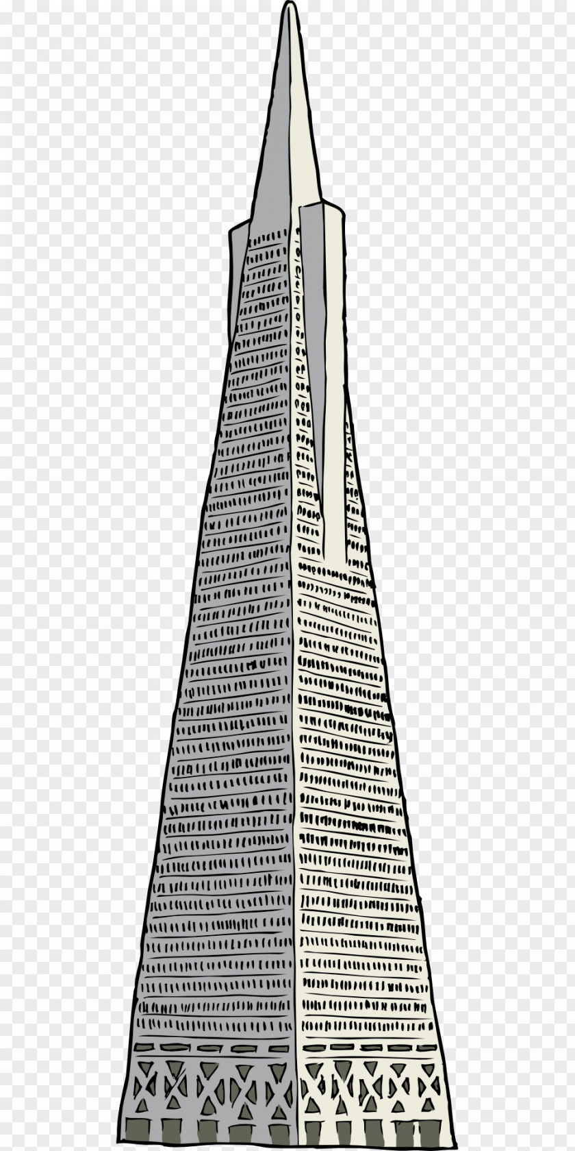 Skyscraper Transamerica Pyramid Building Clip Art PNG