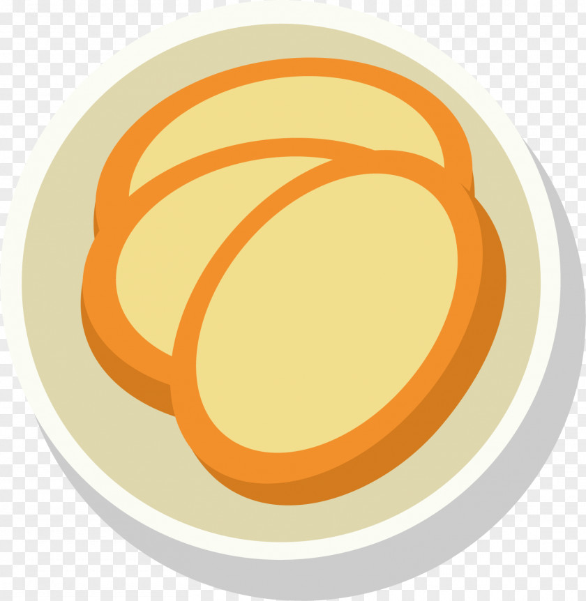Steamed Bread Slice Vector Euclidean PNG