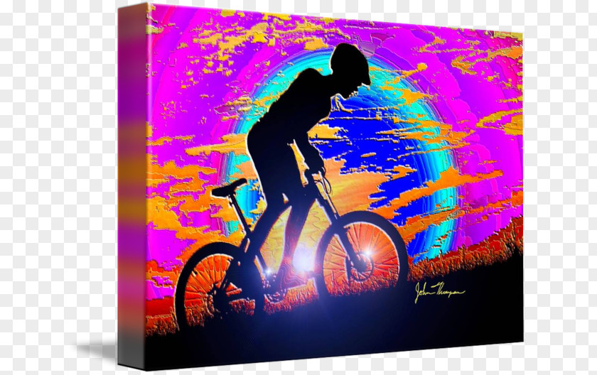 Sunrise Mountain Graphic Design Art Gallery Wrap Poster PNG