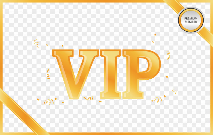 Yellow Membership Card PNG