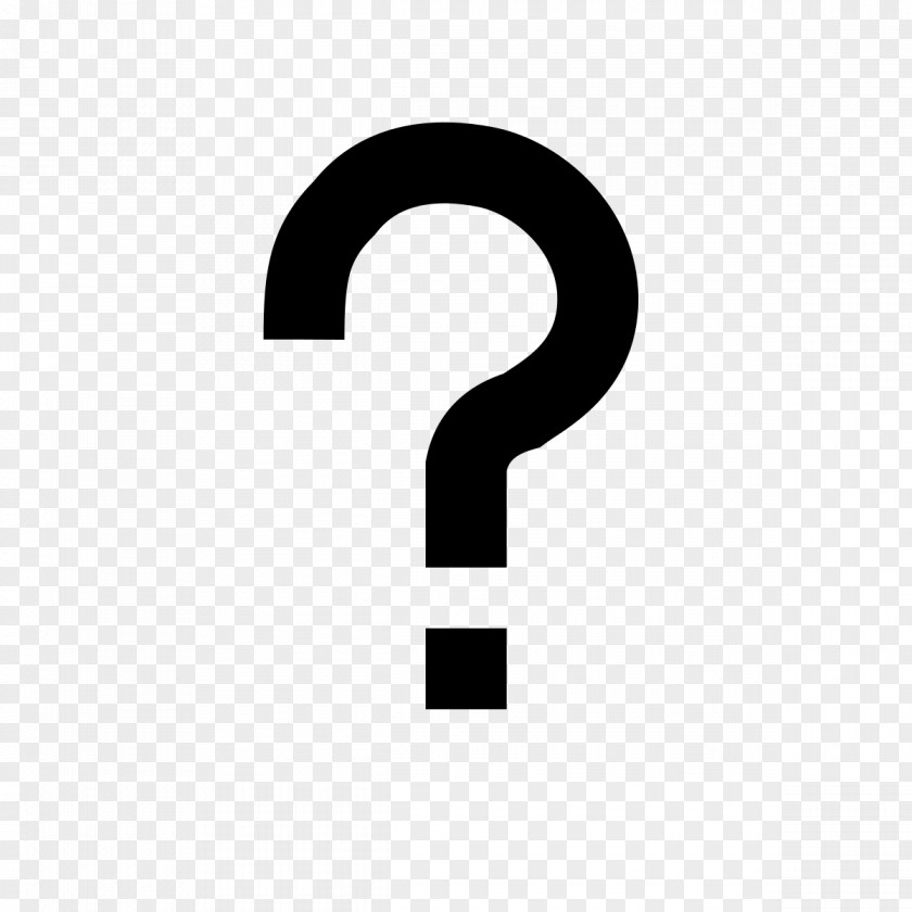 Hollow Question Mark Stock Photography PNG