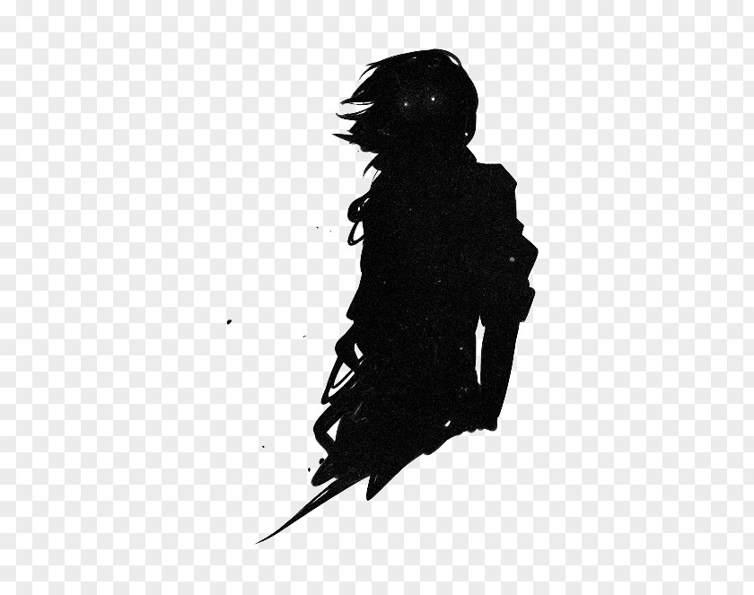 Silhouette Shadow Person Dungeons & Dragons Art PNG