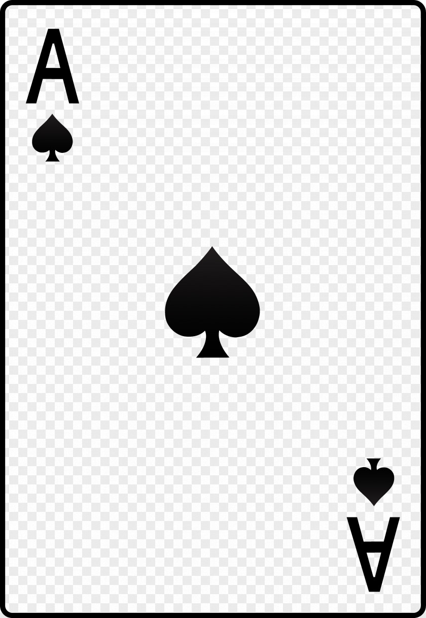 Ace Card File One-card Of Spades Playing Hearts PNG