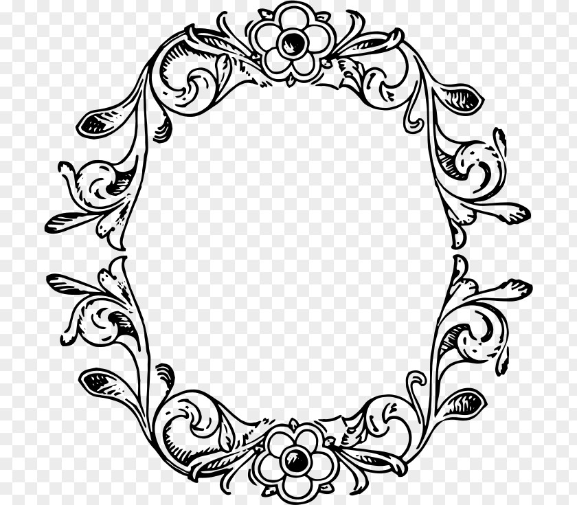 Floral Border Borders And Frames Picture Decorative Arts Clip Art PNG