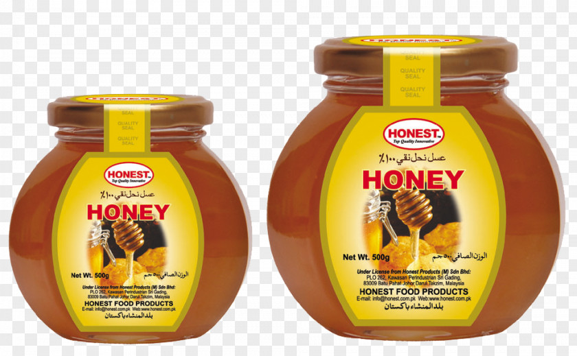 Ginger Garlic Honey Honest Food Jar Sauce PNG