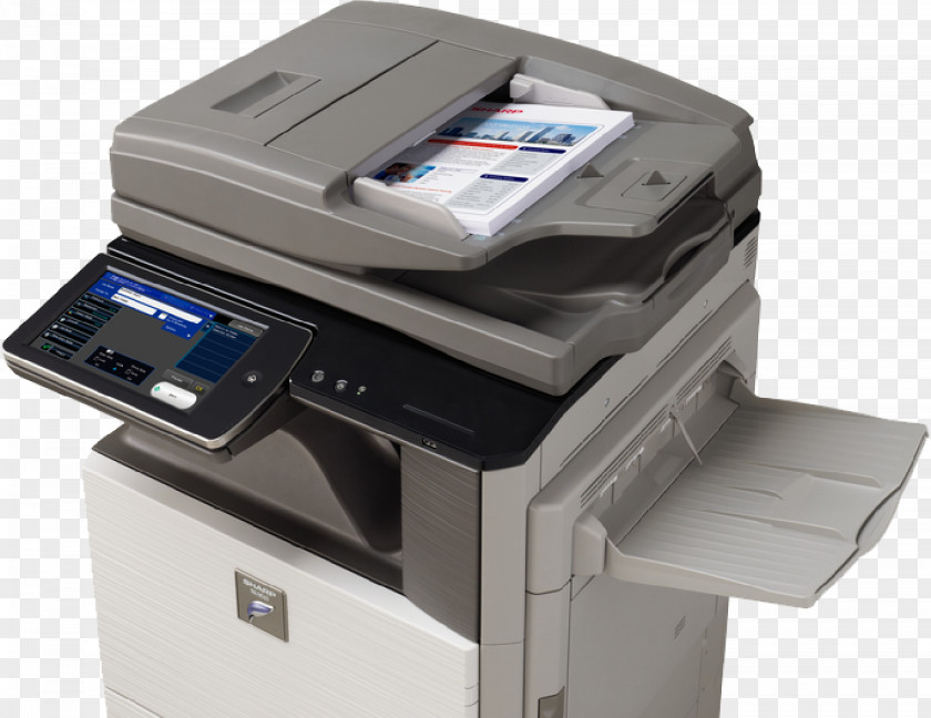 Multifunction Multi-function Printer Photocopier Touchscreen Image Scanner PNG