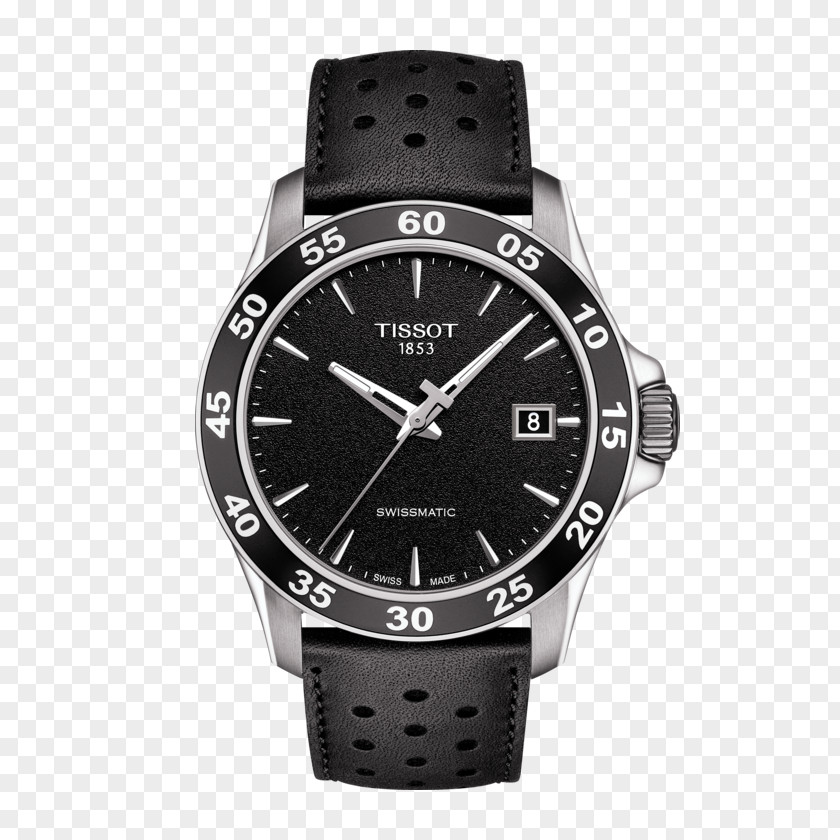 Sports Counter Number Tissot Automatic Watch Strap Water Resistant Mark PNG