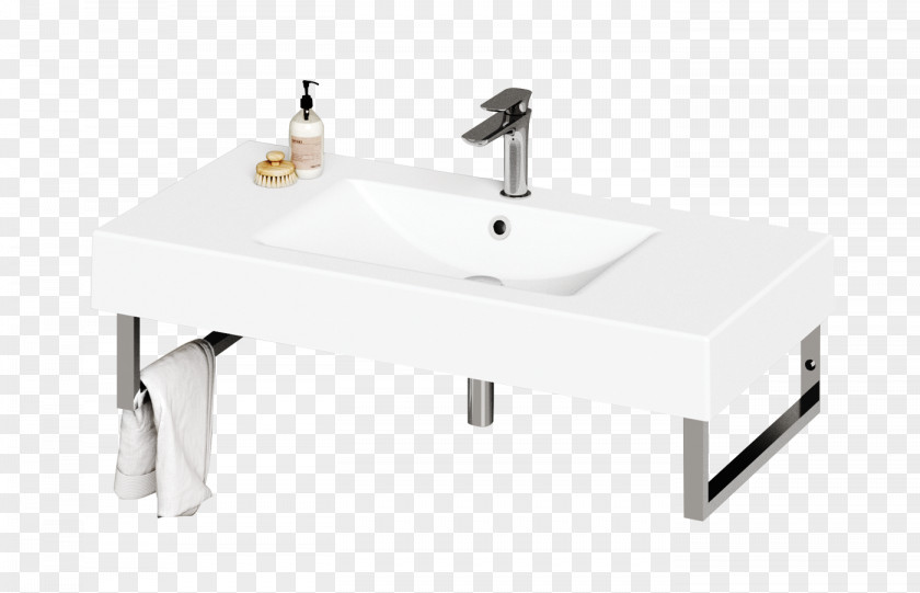 Angle Rectangle Sink PNG