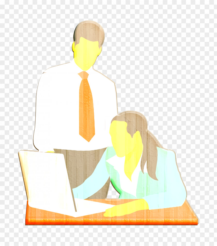 Businessman Icon Human Resources Working PNG