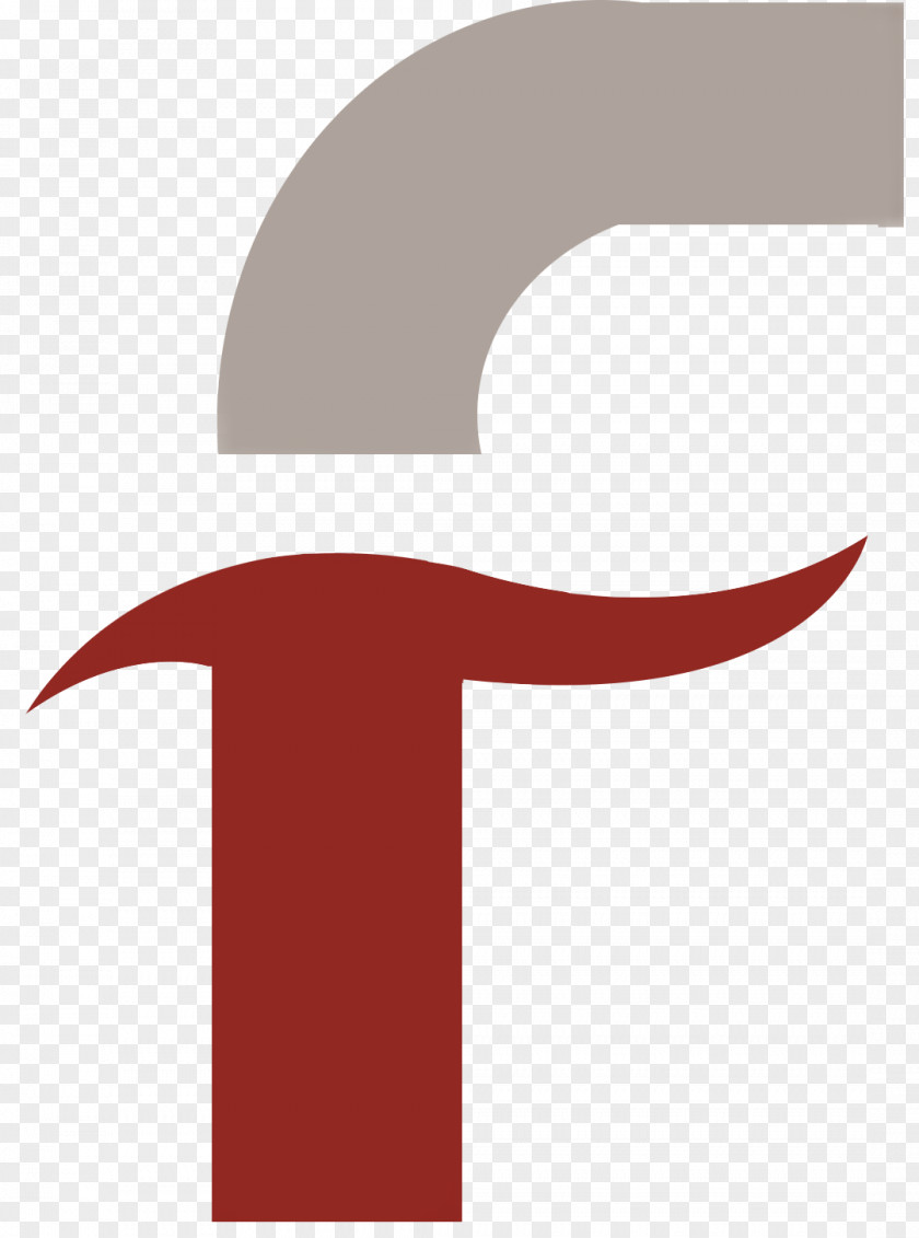 Future Technology Logo Maroon Font PNG