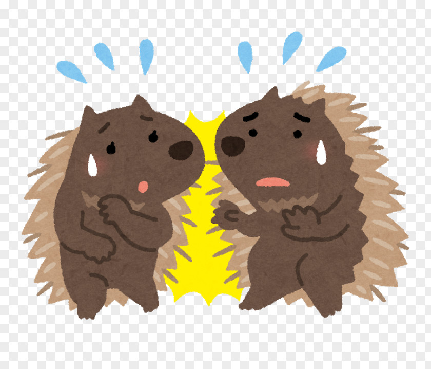 Hedgehog Hedgehog's Dilemma Porcupine Illustration Japan PNG