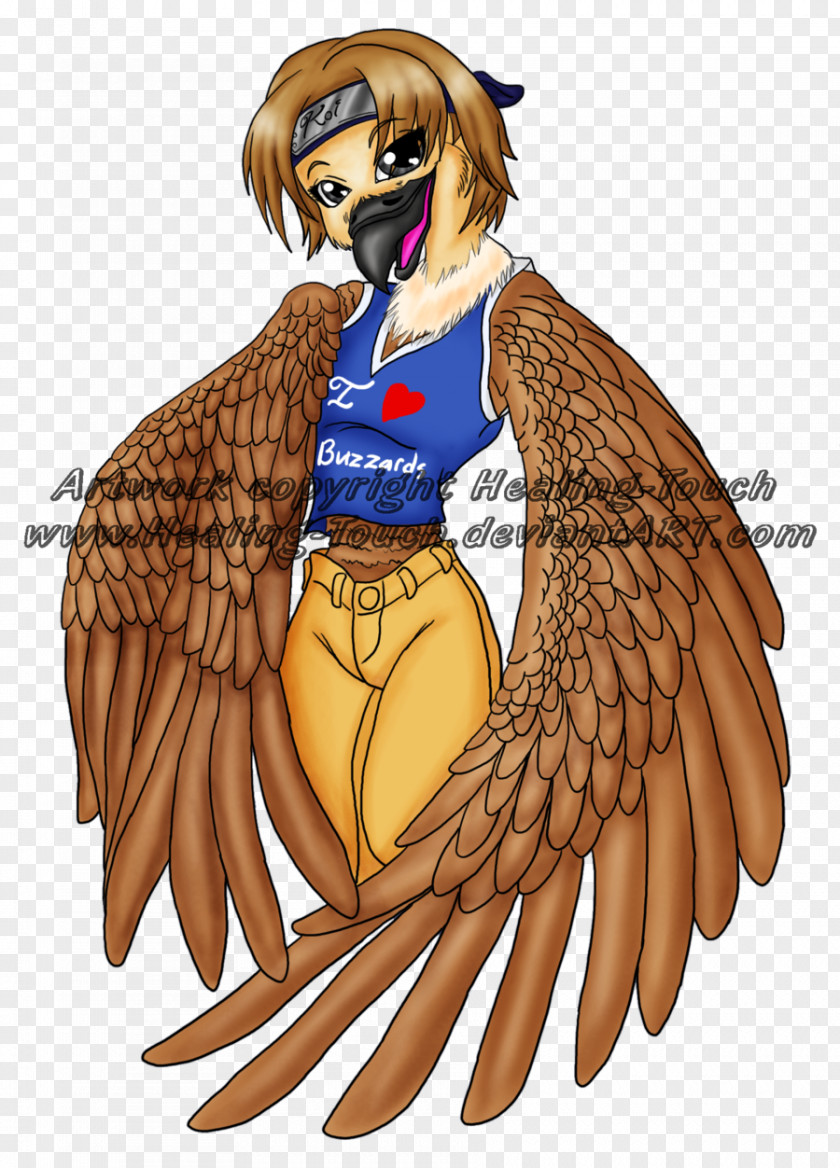 Turkey Vulture Owl Illustration Legendary Creature Cartoon PNG