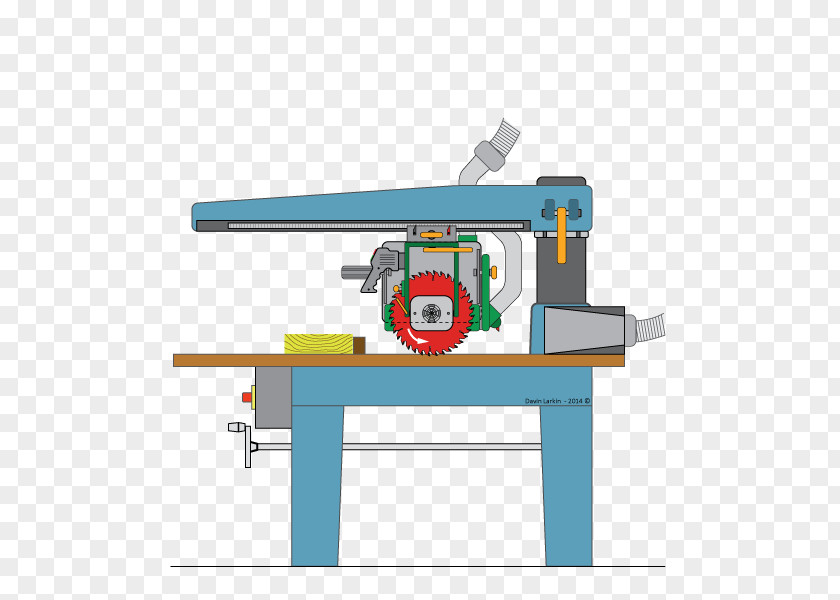 Machine Crosscut Saw Cutting Radial Arm PNG