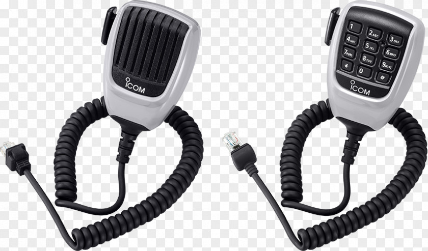 Microphone Accessory Icom Incorporated Headset Dual-tone Multi-frequency Signaling Radio PNG