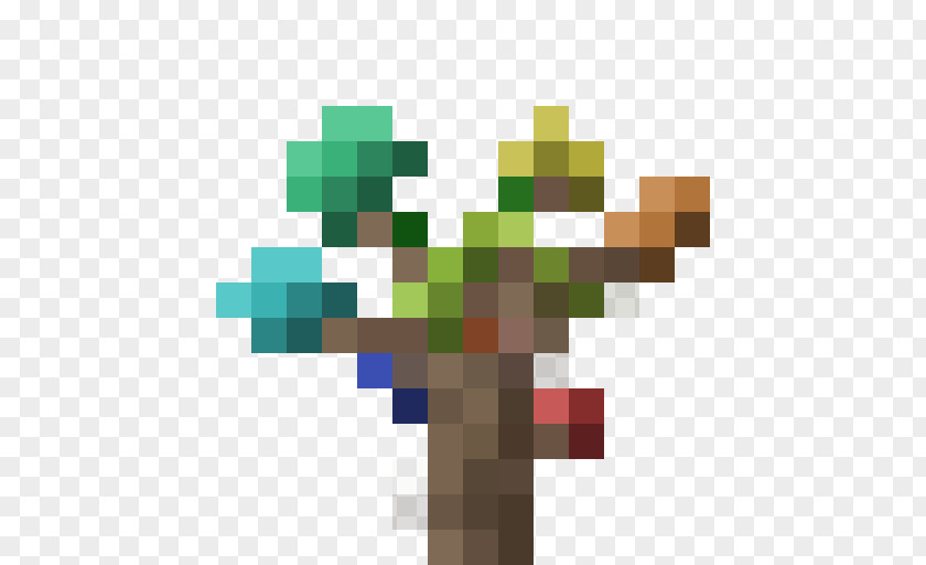 RAINBOW TREE Minecraft Mods Tree Oak PNG