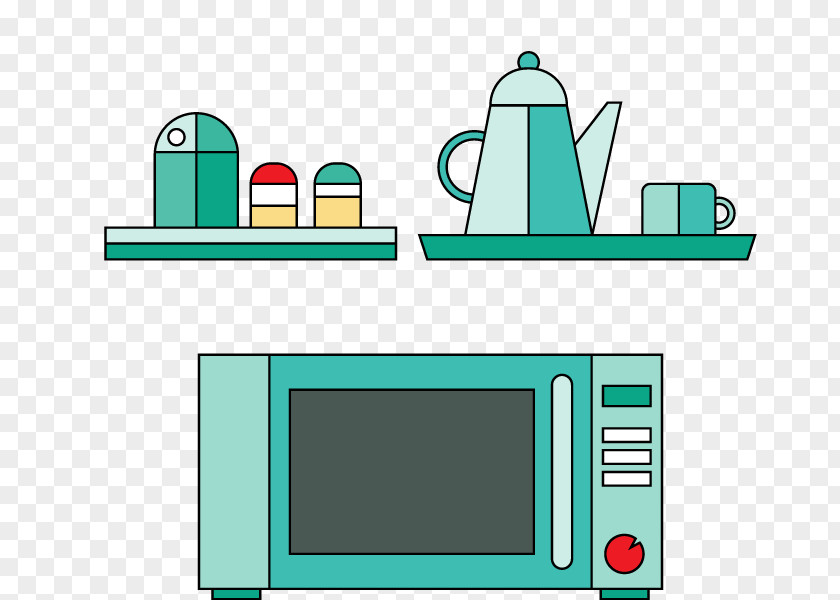 Vector Microwave Oven Home Appliance PNG