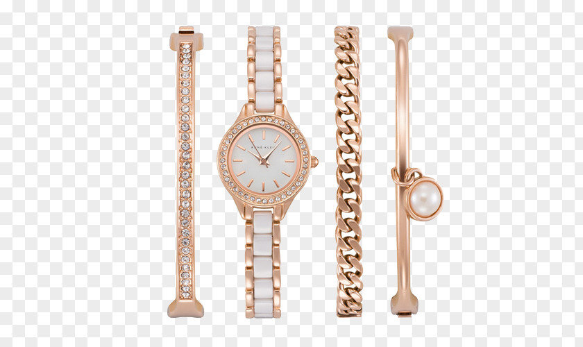 Anne Klein Ladies Watches Bracelet Watch White Kiev Swatch Clock PNG